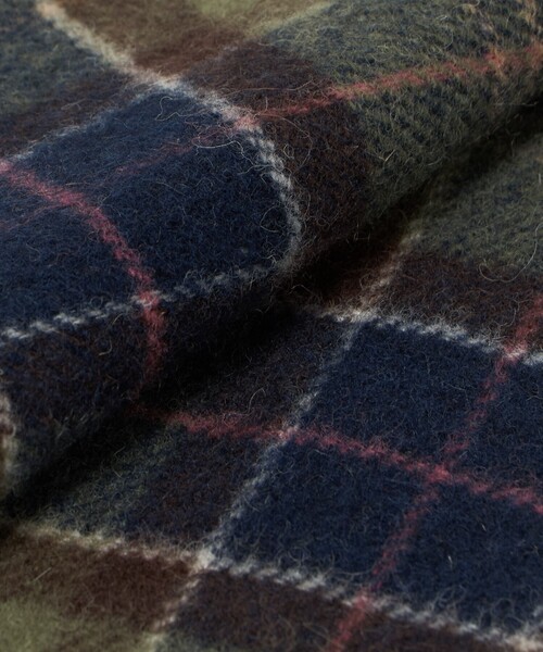 Barbour（バブアー）の「＜Barbour＞タータンチェック マフラー（マフラー・メンズ・ライトグレー/レッド/ダークブラウン/ベージュ/ロイヤルブルー/ネイビー/ケリーグリーン/ダークグリーン/オリーブ・FREE）」の21枚目の写真
