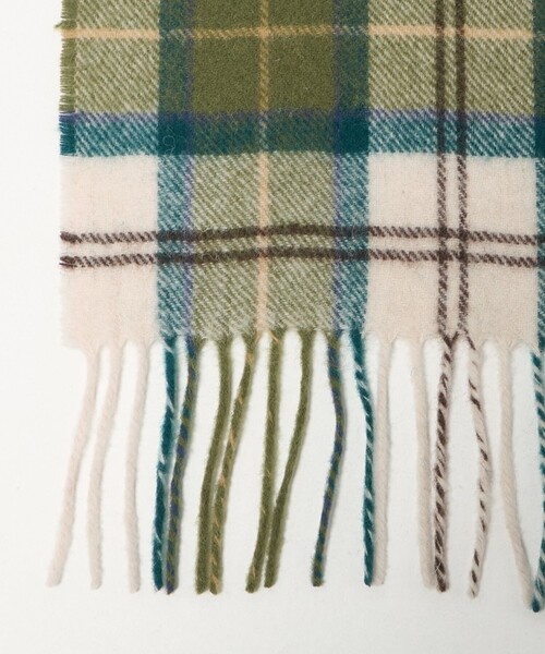 Barbour（バブアー）の「＜Barbour＞タータンチェック マフラー（マフラー・メンズ・ライトグレー/レッド/ダークブラウン/ベージュ/ロイヤルブルー/ネイビー/ケリーグリーン/ダークグリーン/オリーブ・FREE）」の22枚目の写真