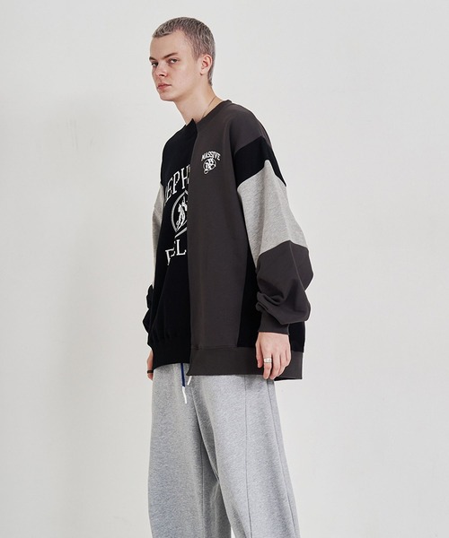 SeeSew(シーソー)の「【UNISEX】CRAFT MULTI SWEAT/クラフトマルチスウェット(スウェット・メンズ・ブラック/グリーン・M/L)」の10枚目の写真