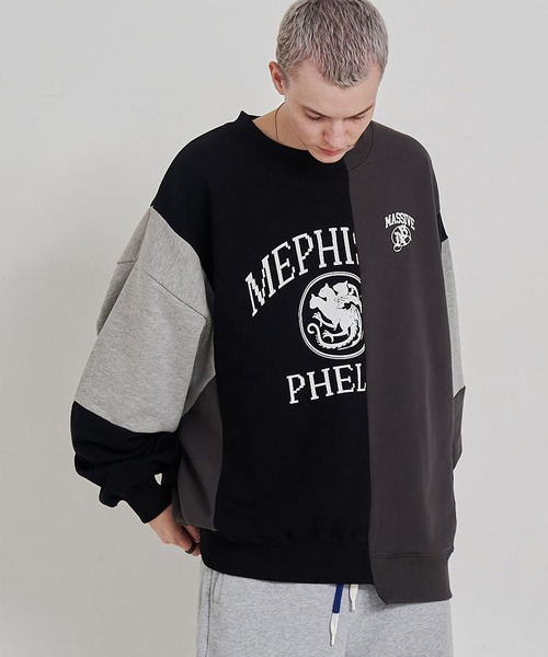 SeeSew(シーソー)の「【UNISEX】CRAFT MULTI SWEAT/クラフトマルチスウェット(スウェット・メンズ・ブラック/グリーン・M/L)」の9枚目の写真