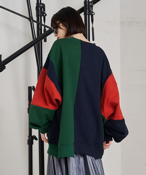 SeeSew(シーソー)の「【UNISEX】CRAFT MULTI SWEAT/クラフトマルチスウェット(スウェット・メンズ・ブラック/グリーン・M/L)」の12枚目の写真