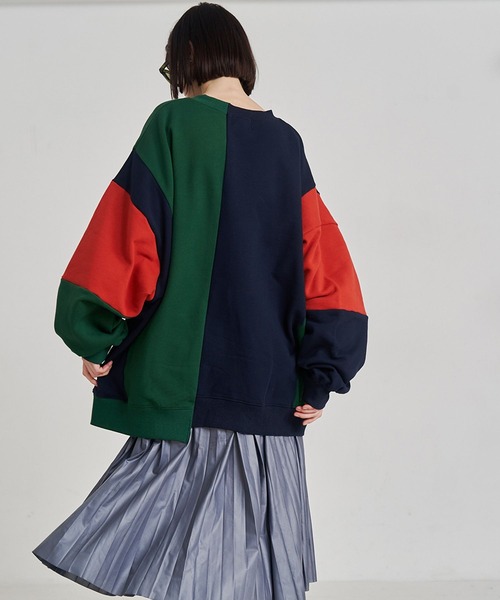 SeeSew(シーソー)の「【UNISEX】CRAFT MULTI SWEAT/クラフトマルチスウェット(スウェット・メンズ・ブラック/グリーン・M/L)」の17枚目の写真
