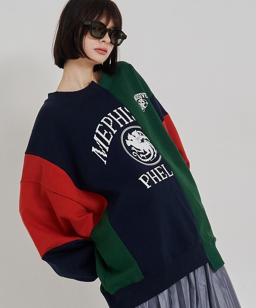 SeeSew(シーソー)の「【UNISEX】CRAFT MULTI SWEAT/クラフトマルチスウェット(スウェット・メンズ・ブラック/グリーン・M/L)」の15枚目の写真