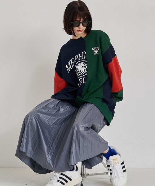 SeeSew(シーソー)の「【UNISEX】CRAFT MULTI SWEAT/クラフトマルチスウェット(スウェット・メンズ・ブラック/グリーン・M/L)」の16枚目の写真