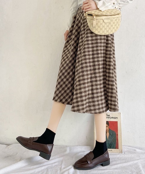 SallyLunn(サリーラン)の「スクエアトゥローファー(ローファー・レディース・ブラウン/ブラック・24/24.5)」の8枚目の写真
