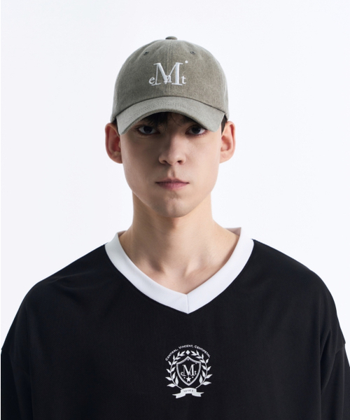 MUCENT(ムセント)の「シグニチャーボールキャップ(ダイングカーキ)(キャップ・レディース・グレー系・FREE)」の4枚目の写真