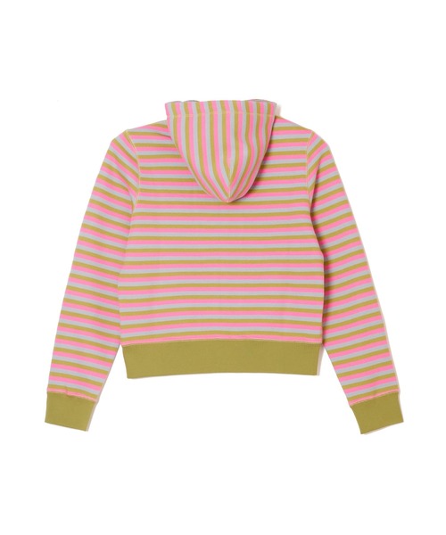 AFB（エーエフビー）の「DOUBLE LAYERD ZIP UP HOODIE（パーカー・メンズ・ピンク/レッド・M/L）」の3枚目の写真