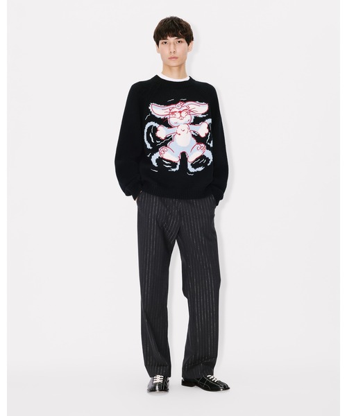 KENZO（ケンゾー）の「'KENZO Winter Holidays' エンブロイダリー ジャンパー イン ウール（その他トップス・メンズ・ブラック系その他5・LARGE/MEDIUM/SMALL）」の5枚目の写真