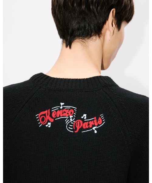 KENZO（ケンゾー）の「'KENZO Winter Holidays' エンブロイダリー ジャンパー イン ウール（その他トップス・メンズ・ブラック系その他5・LARGE/MEDIUM/SMALL）」の2枚目の写真