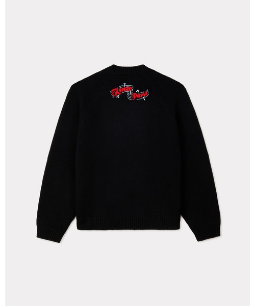 KENZO（ケンゾー）の「'KENZO Winter Holidays' エンブロイダリー ジャンパー イン ウール（その他トップス・メンズ・ブラック系その他5・LARGE/MEDIUM/SMALL）」の7枚目の写真