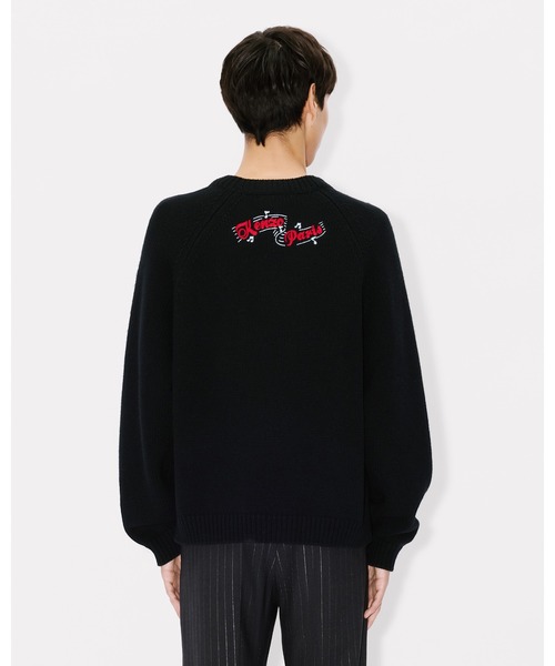 KENZO（ケンゾー）の「'KENZO Winter Holidays' エンブロイダリー ジャンパー イン ウール（その他トップス・メンズ・ブラック系その他5・LARGE/MEDIUM/SMALL）」の4枚目の写真