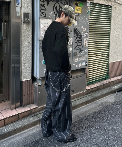 kutir(クティール)の「HENLEY NECK SHAGGY PULLOVER KNIT/ヘンリーネックシャギープルオーバーニット(ニット/セーター・メンズ・ネイビー/ブラウン/ブラック/カーキ・LARGE/MEDIUM)」の18枚目の写真