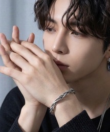 UP START（アップスタート）の「【MONOCHROME】 Twisted Rope Silver Bracelet / ツイストロープシルバーブレスレット / ユニセックス（ブレスレット）」