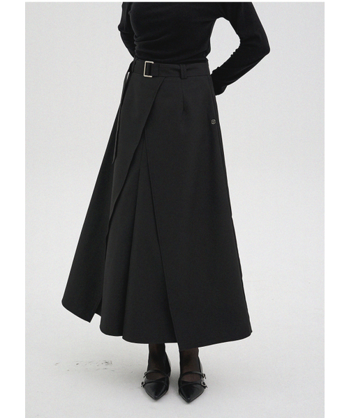 MICANE(ミケーネ)の「ヘリアベルトラップマキシスカート(スカート・レディース・ベージュ/ブラック・MEDIUM/LARGE/X-LARGE/XX-LARGE/X-SMALL/SMALL)」の7枚目の写真
