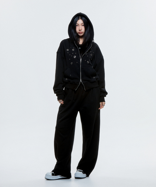 DAUSPICE(ディーオスピス)の「(DUC) Symbol Sweat Pants Black(スウェットパンツ・レディース・ブラック・SMALL/MEDIUM/LARGE)」の9枚目の写真