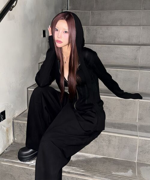 DAUSPICE(ディーオスピス)の「(DUC) Symbol Sweat Pants Black(スウェットパンツ・レディース・ブラック・SMALL/MEDIUM/LARGE)」の6枚目の写真