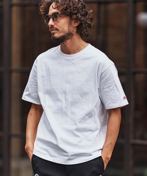 felkod(フィルコッド)の「mt10144-10oz Barcode Embroidery Tee Tシャツ(F26S300)(Tシャツ/カットソー・メンズ・ホワイト/ブラック/グレイッシュベージュ・S/M/L/XL)」の4枚目の写真