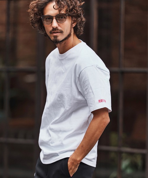 felkod(フィルコッド)の「mt10144-10oz Barcode Embroidery Tee Tシャツ(F26S300)(Tシャツ/カットソー・メンズ・ホワイト/ブラック/グレイッシュベージュ・S/M/L/XL)」の5枚目の写真