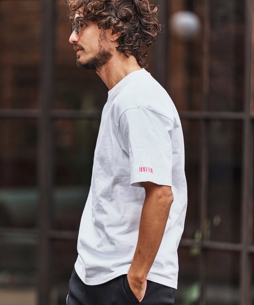 felkod(フィルコッド)の「mt10144-10oz Barcode Embroidery Tee Tシャツ(F26S300)(Tシャツ/カットソー・メンズ・ホワイト/ブラック/グレイッシュベージュ・S/M/L/XL)」の6枚目の写真