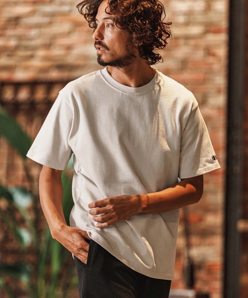 felkod(フィルコッド)の「mt10144-10oz Barcode Embroidery Tee Tシャツ(F26S300)(Tシャツ/カットソー・メンズ・ホワイト/ブラック/グレイッシュベージュ・S/M/L/XL)」の9枚目の写真