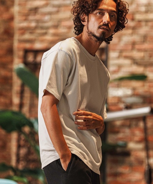 felkod(フィルコッド)の「mt10144-10oz Barcode Embroidery Tee Tシャツ(F26S300)(Tシャツ/カットソー・メンズ・ホワイト/ブラック/グレイッシュベージュ・S/M/L/XL)」の10枚目の写真