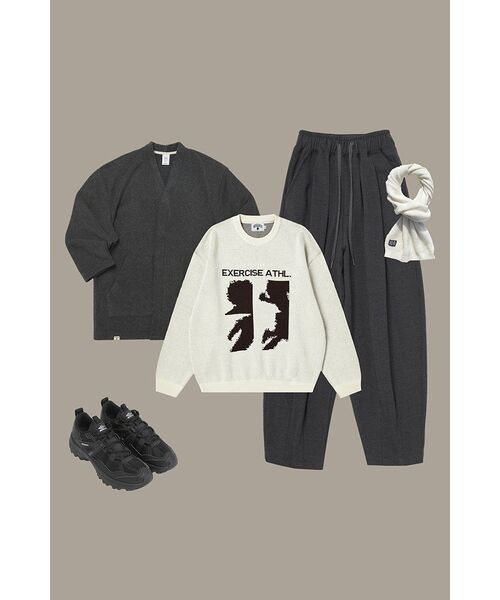 A NOTHING(アナッシング)の「HEAVY-TERRY BALLOON SWEAT PANTS (Charcoal)(スウェットパンツ・レディース・その他・LARGE/MEDIUM)」の10枚目の写真