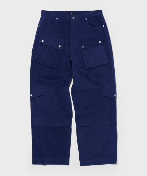 WMC(ダブリューエムシー)の「マルチポケットカーゴパンツ_NAVY(その他パンツ・メンズ・ネイビー・36(XL)/30(M)/32(L))」の3枚目の写真