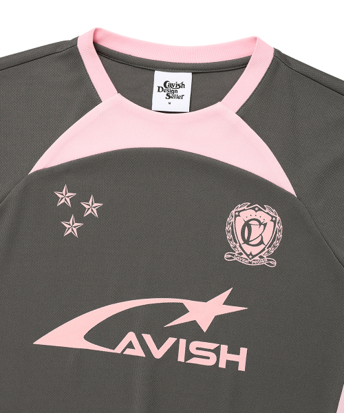 Cavish(カビシ)の「AUTHENTIC SS JERSEY CHARCOAL(CV2FMFT513A)(Tシャツ/カットソー・レディース・チャコール・SMALL/MEDIUM)」の4枚目の写真