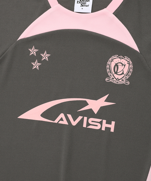 Cavish(カビシ)の「AUTHENTIC SS JERSEY CHARCOAL(CV2FMFT513A)(Tシャツ/カットソー・レディース・チャコール・SMALL/MEDIUM)」の5枚目の写真