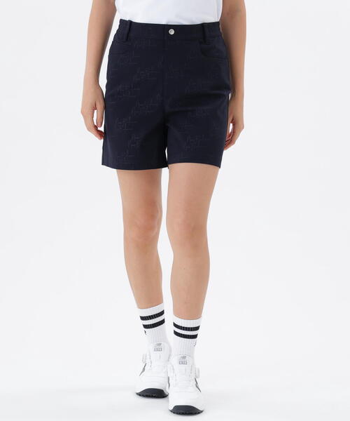 new balance golf】モノグラムロゴ柄 ジャージー キュロット (WOMENS