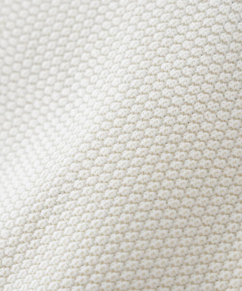 N.（N. Natural Beauty Basic）（エヌエヌナチュラルビューティーベーシック）の「鹿の子オーバーニット（ニット/セーター・レディース・ネイビー/オフホワイト/イエロー・ﾌﾘ-）」の14枚目の写真