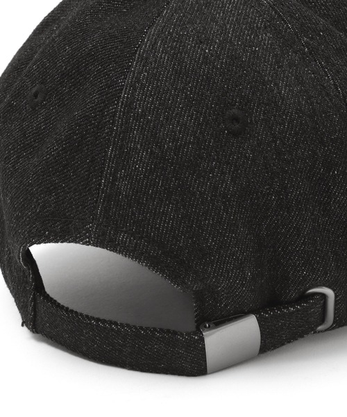 X-girl（エックスガール）の「RHINESTONE OVAL LOGO 6PANEL DENIM CAP（キャップ・レディース・ブラック/インディゴブルー/ライトインディゴブルー・ONE SIZE）」の15枚目の写真
