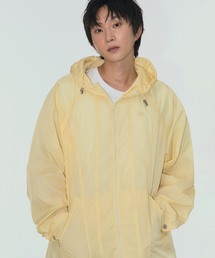 PLACESTUDIOMAN（プレイススタジオメンズ）の「Athletic Cuff String Detail Windbreaker Hooded Jacket [Yellow]（ナイロンジャケット）」