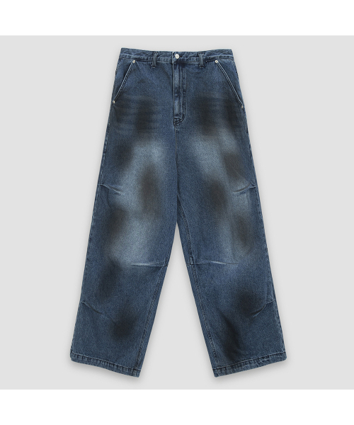 DWSE（ディーダブリューエスイー）の「オイルウォッシュデニムパンツ（ブルー）（デニムパンツ・メンズ・その他・MEDIUM/LARGE）」の2枚目の写真