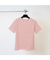 GOZER（ゴーザー）の「PIPI STRIPE T-SHIRT_WHITE（Tシャツ/カットソー）」