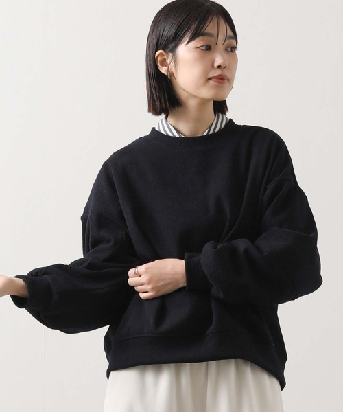 Gready Brilliant（グレディブリリアン）の「起毛ジャガード立体パフクルーネックカットソー（Tシャツ/カットソー・レディース・ネイビー/オフホワイト・38）」の16枚目の写真