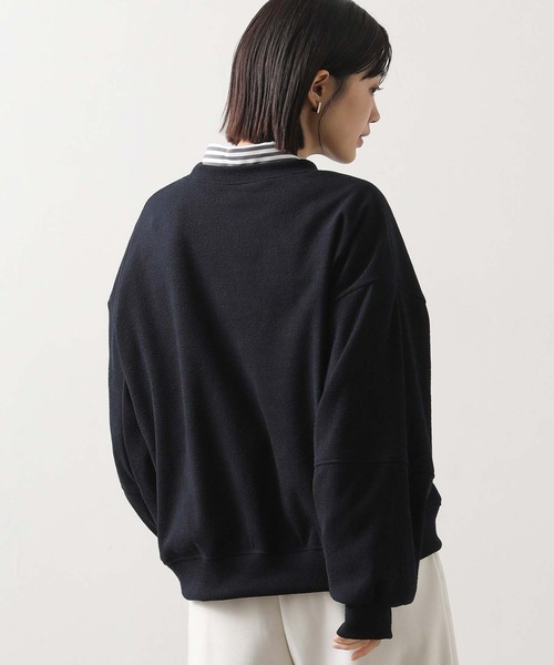 Gready Brilliant（グレディブリリアン）の「起毛ジャガード立体パフクルーネックカットソー（Tシャツ/カットソー・レディース・ネイビー/オフホワイト・38）」の18枚目の写真