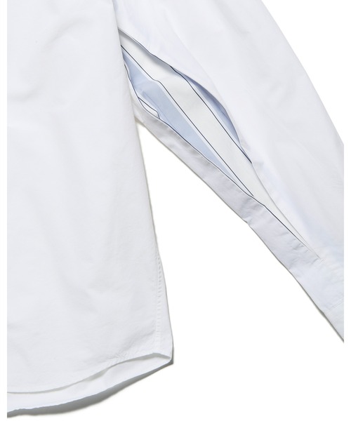 uniform experiment（ユニフォームエクスペリメント）の「VENTILATION RELAX-FIT L/S SHIRT（シャツ/ブラウス・メンズ・ライトブルー/ホワイト・1/2/3/4/5）」の10枚目の写真