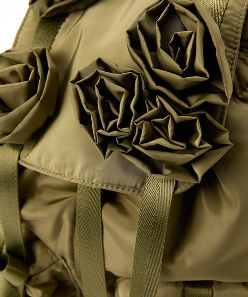 Casselini（キャセリーニ）の「Casselini(キャセリーニ)バラモチーフバックパック（バックパック/リュック・レディース・ブラック/カーキ・FREE）」の20枚目の写真