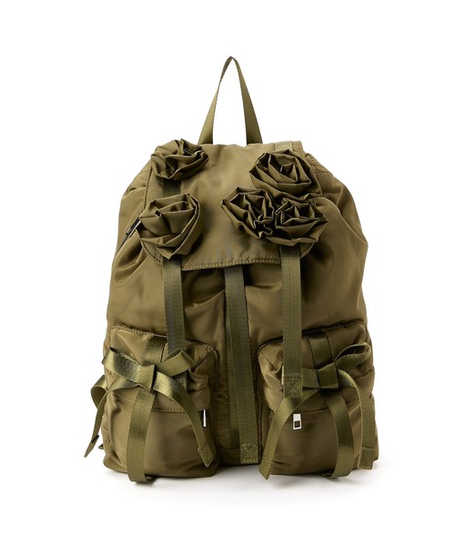 Casselini（キャセリーニ）の「Casselini(キャセリーニ)バラモチーフバックパック（バックパック/リュック・レディース・ブラック/カーキ・FREE）」の17枚目の写真