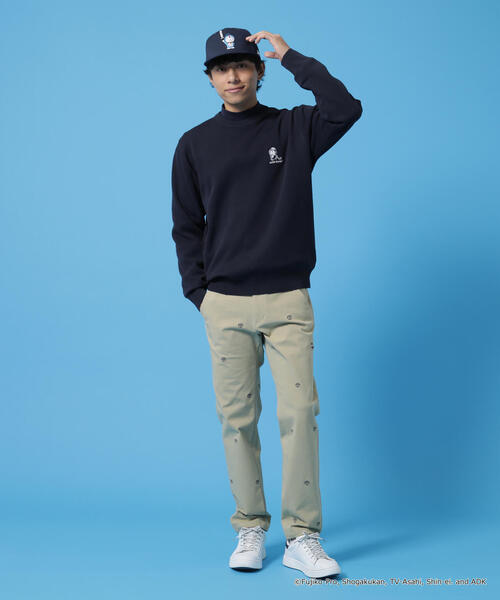 Jack Bunny!!(ジャックバニー)の「【Jack Bunny!!】【ドラえもん】2WAYストレッチツイル総柄ロングパンツ(その他パンツ・メンズ・ベージュ/ネイビー・MEDIUM/LARGE/X-LARGE)」の3枚目の写真