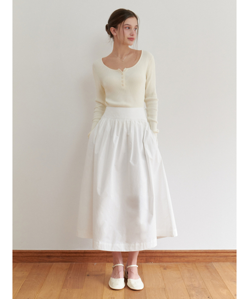 RE_L（リエル）の「Bonny button knit (ivory)（ニット/セーター・レディース・その他・FREE）」の6枚目の写真