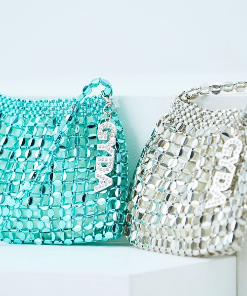 GYDA(ジェイダ)の「GYDA(ジェイダ)メタリックミニバッグ 巾着付き GY-B452(ハンドバッグ・レディース・グリーン/シルバー/ピンク・FREE)」の4枚目の写真