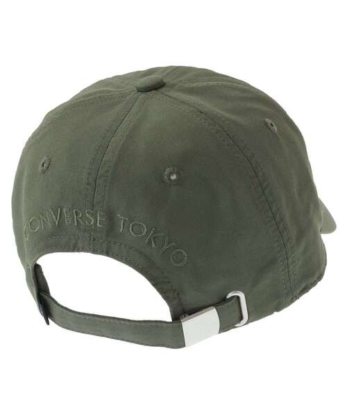 CONVERSE TOKYO（コンバーストウキョウ）の「DIAGONAL STAR★ TWILL CAP（キャップ・レディース・カーキ/ブラック/ベージュ・FREE）」の5枚目の写真