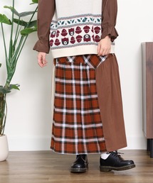EMAGO 異素材切替えスカート