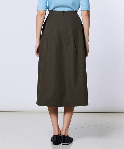 Sov.（ソブ）の「リランチェス マキシスカート（スカート・レディース・カーキ/オフホワイト・36/38）」の6枚目の写真