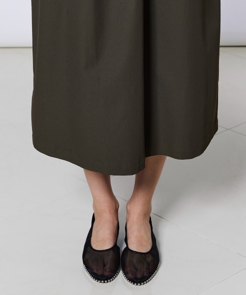 Sov.（ソブ）の「リランチェス マキシスカート（スカート・レディース・カーキ/オフホワイト・36/38）」の12枚目の写真