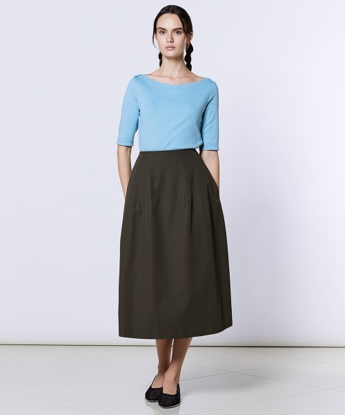 Sov.（ソブ）の「リランチェス マキシスカート（スカート・レディース・カーキ/オフホワイト・36/38）」の16枚目の写真