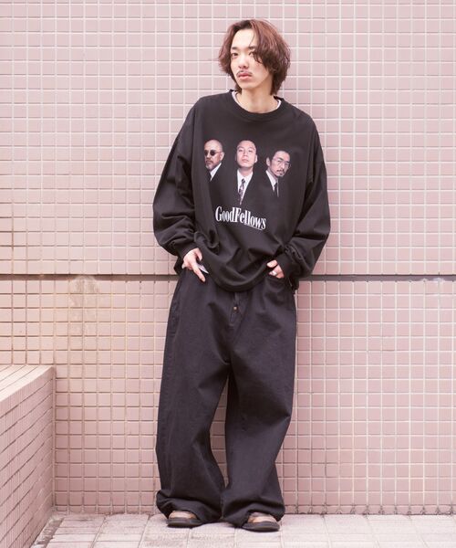 DAIRIKU(ダイリク)の「DAIRIKU / ダイリク×WILYWNKA Movie"GoodFellows" Print(Tシャツ/カットソー・メンズ・ブラック・FREE)」の10枚目の写真