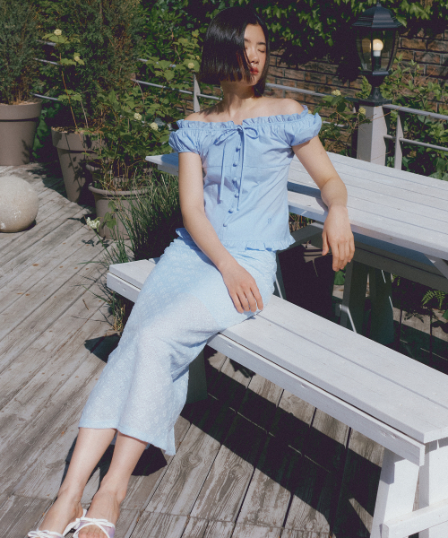 REORG（リオルグ）の「ASP PUFF MODDABLE BLOUSE SORA（シャツ/ブラウス・レディース・その他・SMALL/MEDIUM）」の4枚目の写真